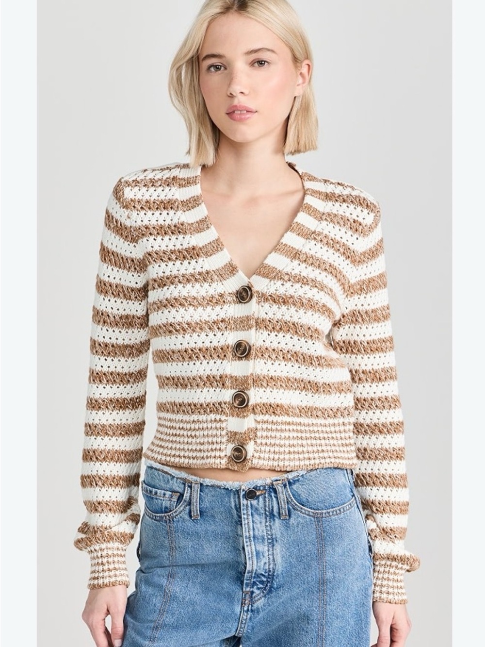 Veronica Beard Artura Striped Cardigan NWOT